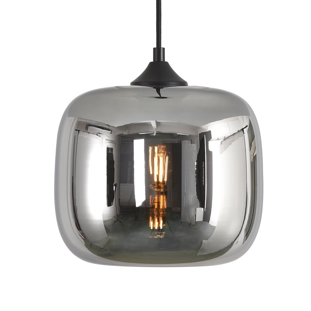 Hanging lamp Preston-24 smoke glass