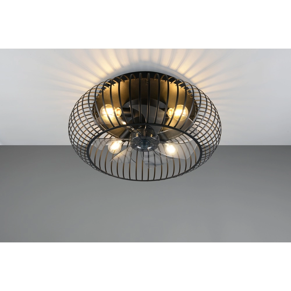 Black fan Johanna Ø 61cm