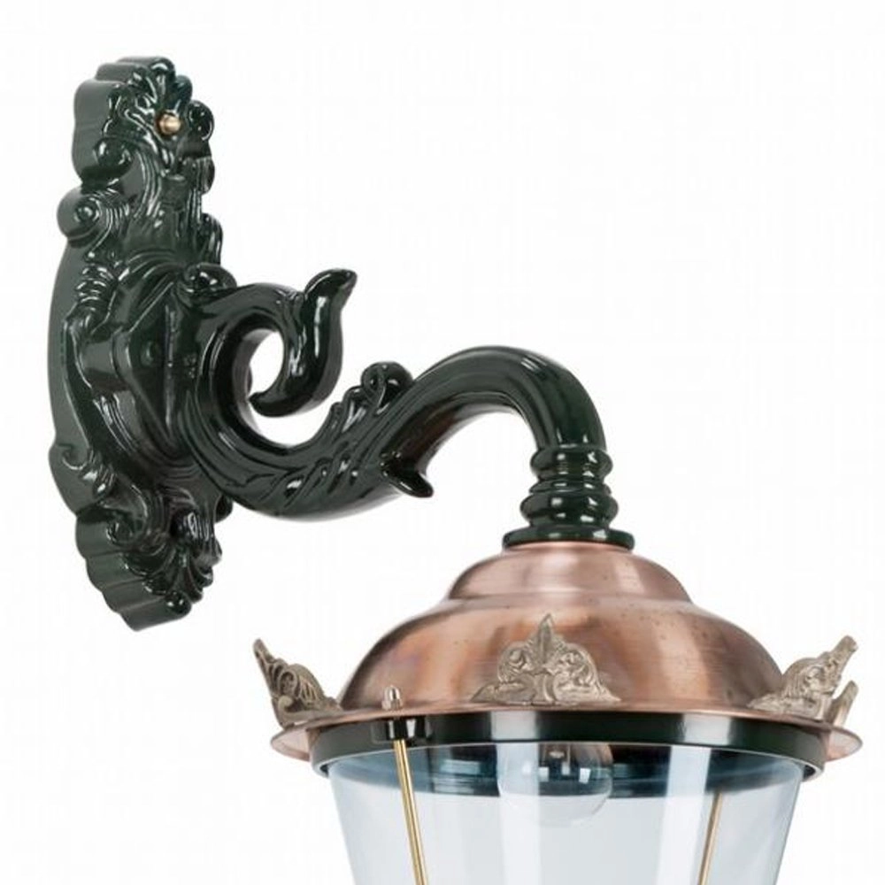 Nostalgic outdoor lamp Volendam 3 with crowns - black KS Verlichting 8714732130844