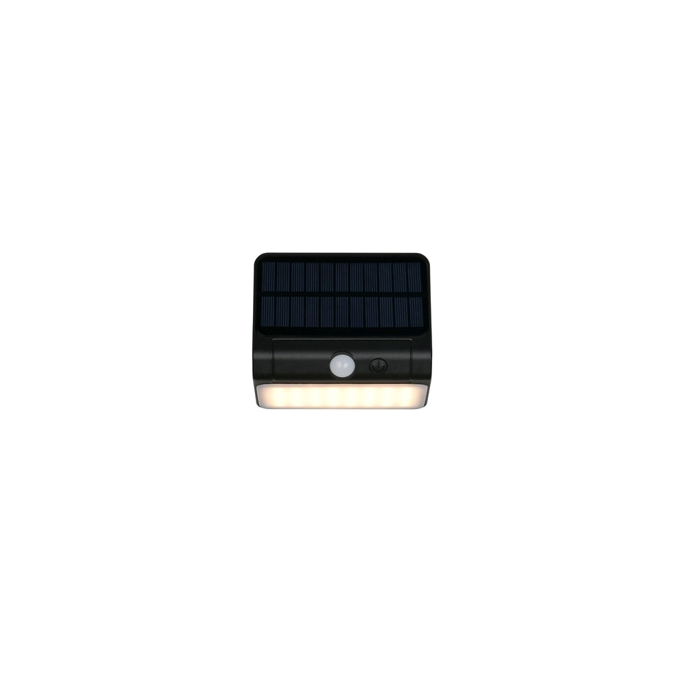 Solar wall lamp Olinda black Trio 4017807647945