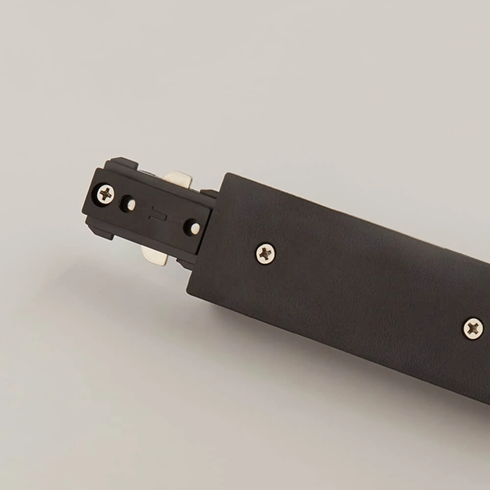 Connector straight TraQ black Lyora
