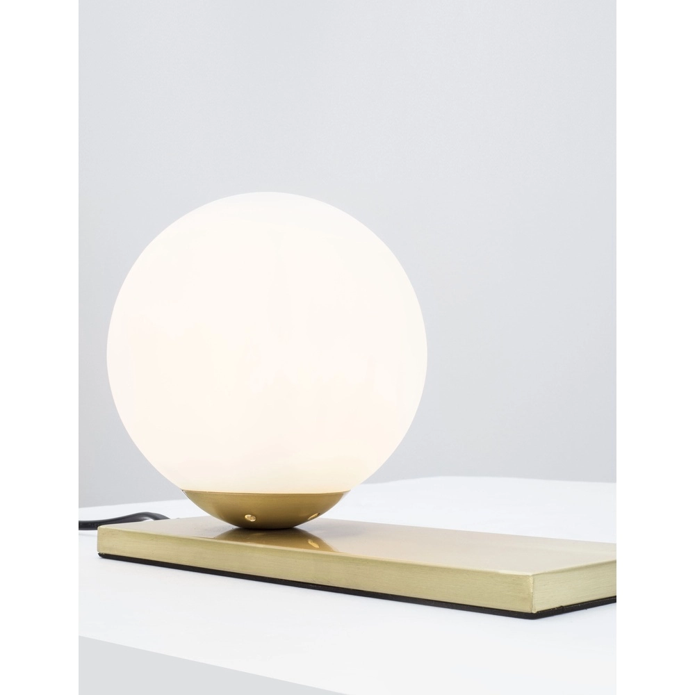 Table lamp Juliet gold with white glass Lyora 5212017416766