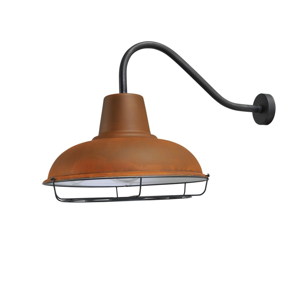 Wall lamp Industria Grid Rust