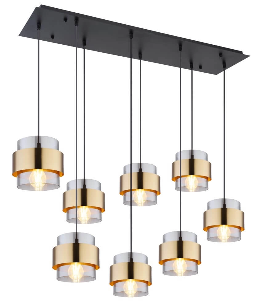 Dining room hanging lamp Milley 8x E27 Globo 9007371416028