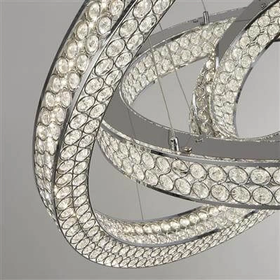 Pendant lamp Bands Crystal Searchlight 5053423188621