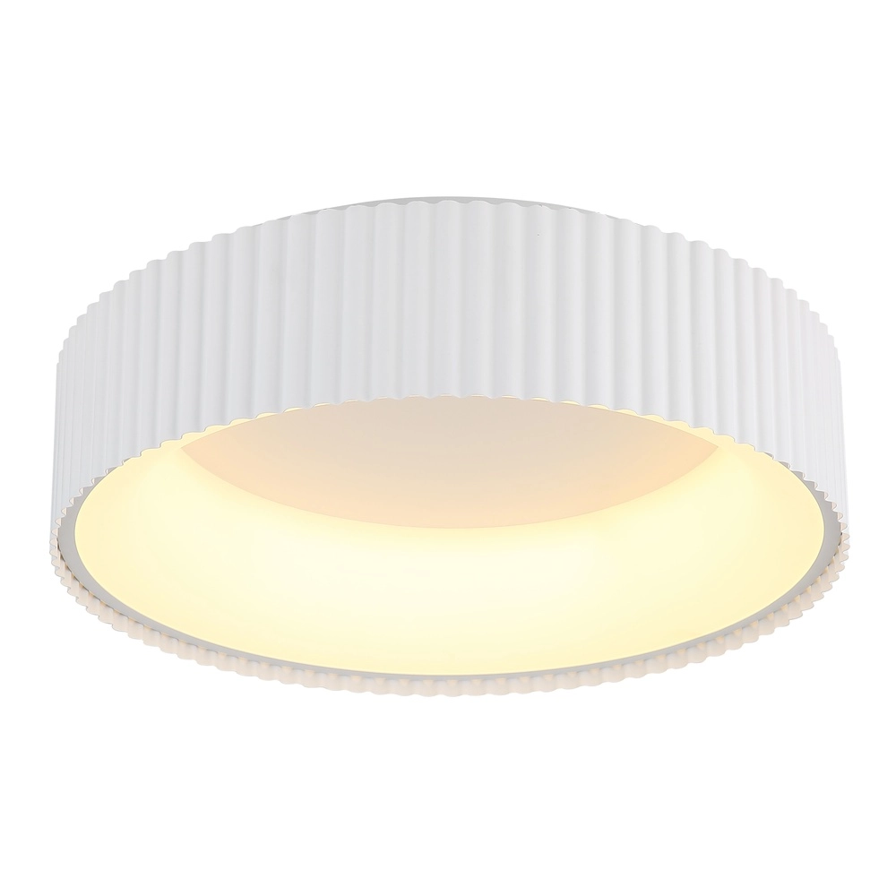 Ceiling lamp Kemp white Ø 46cm Globo 9007371578269