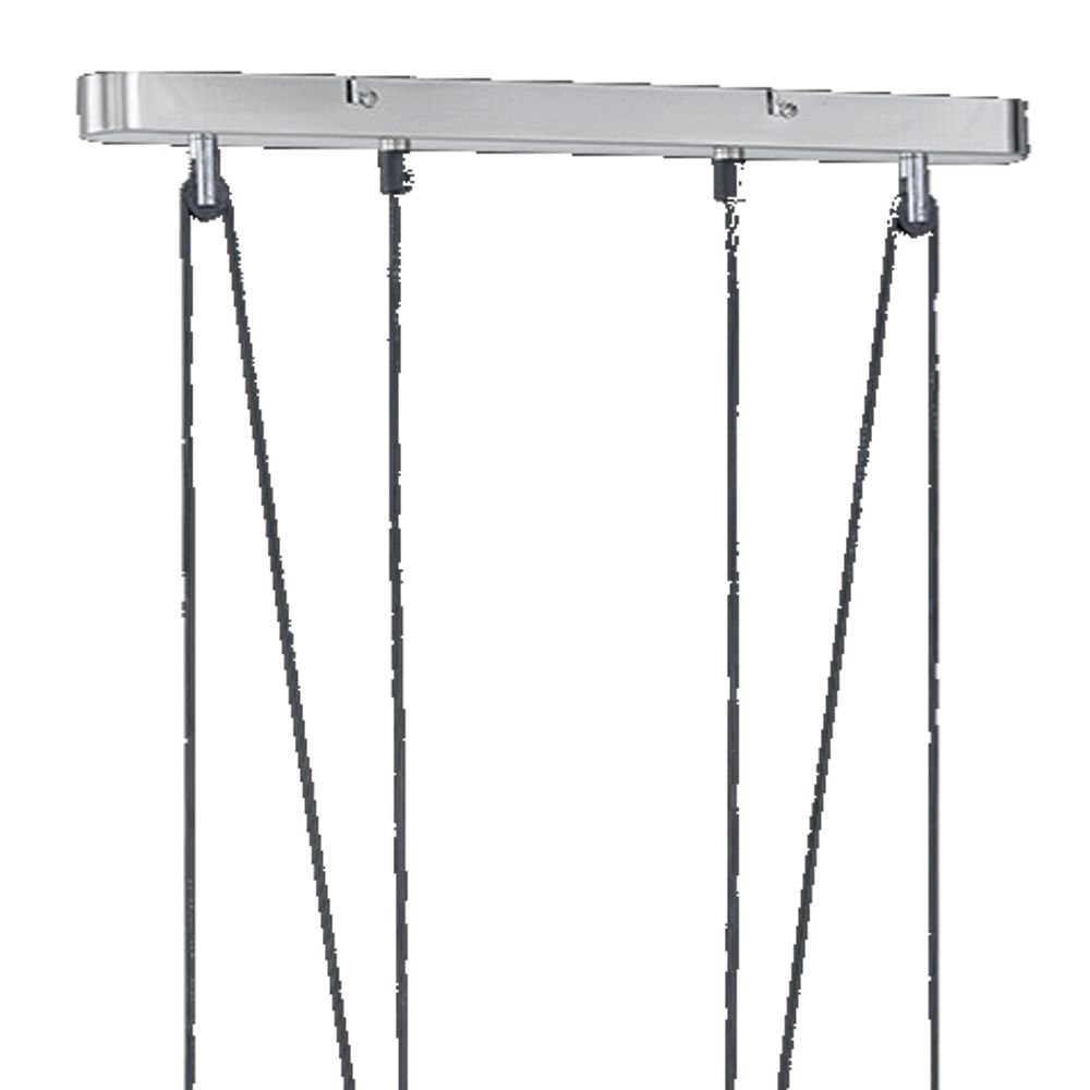 Modern Pendant Lamp Series 3751 5-light nickel matt Trio 4017807169027