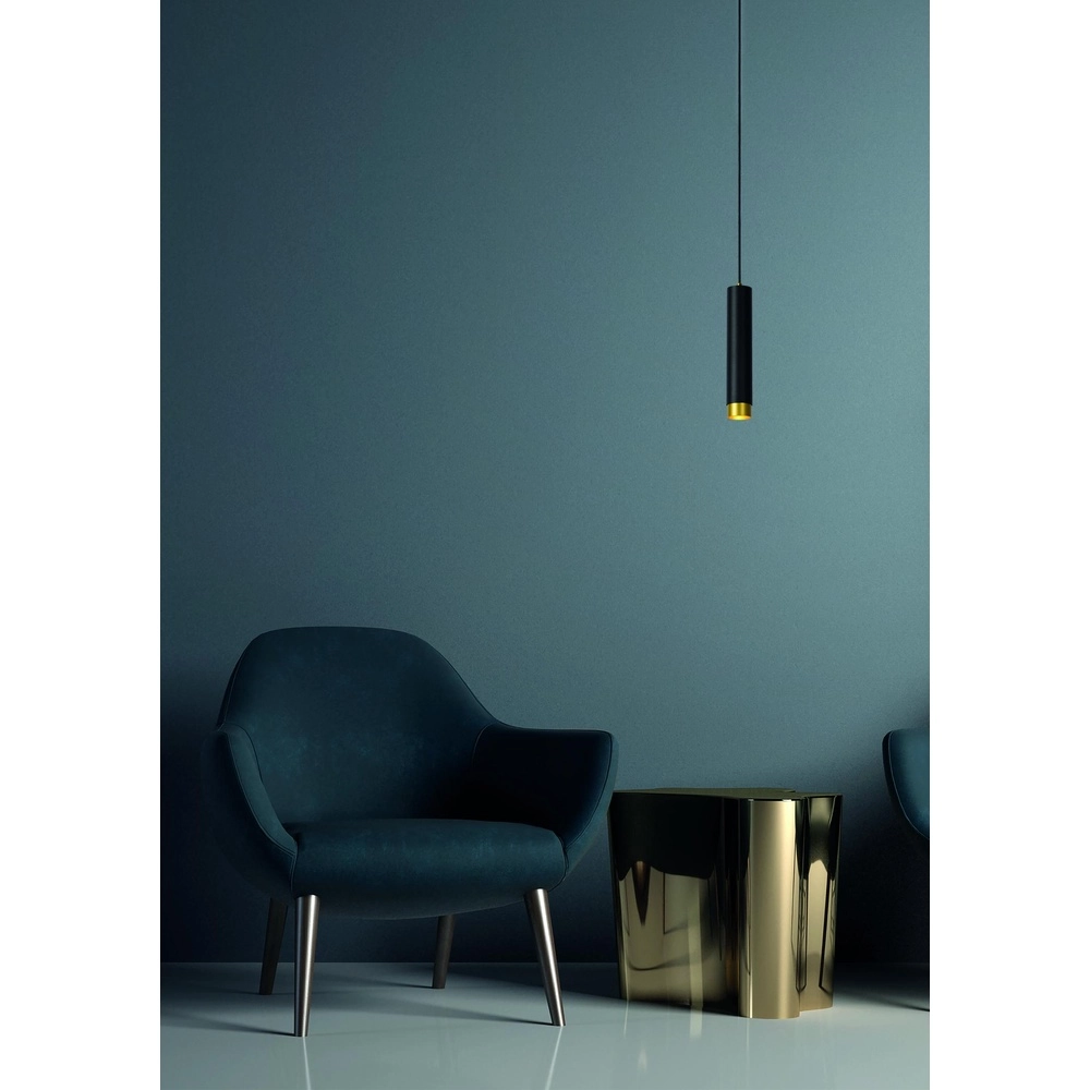Design pendant lamp Floris black Ø 5,9cm Lucide 5411212351951