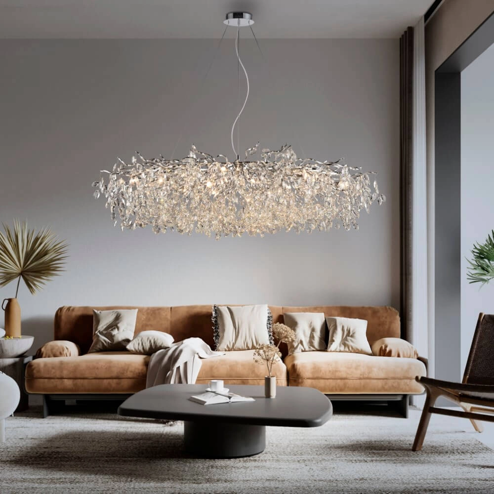 Chandelier Ricicle 150cm chrome Paul Neuhaus 4012248382097
