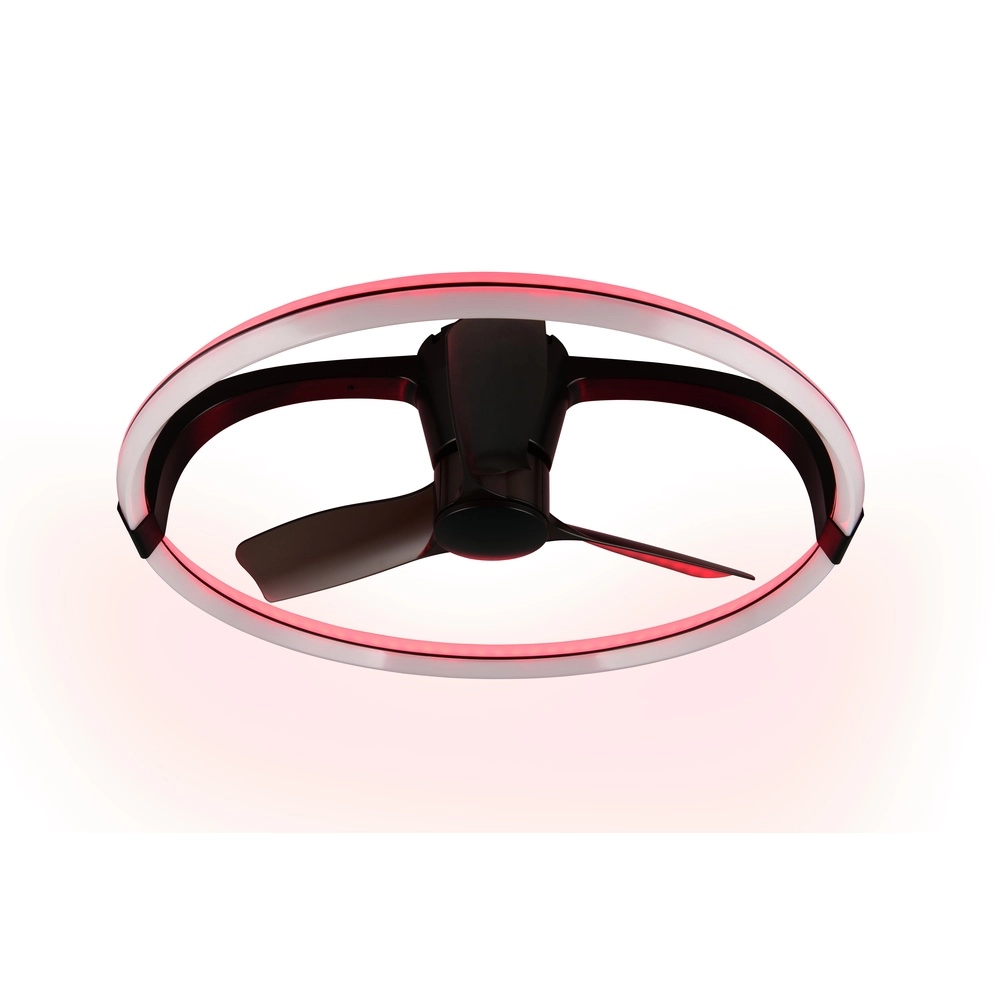 Smarthome fan Stockholm black Ø 73,5 Tuya Trio 4017807693133