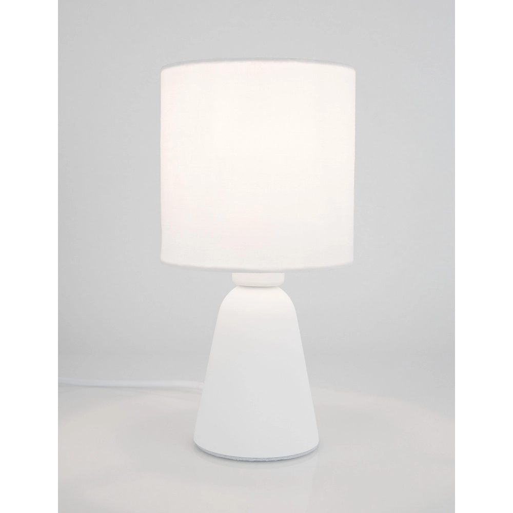 Table lamp Zero Grey with black hood