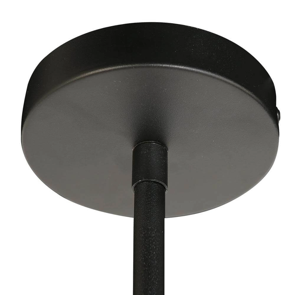 Design pendant lamp Constellation black with smoke glass Steinhauer 8712746173031