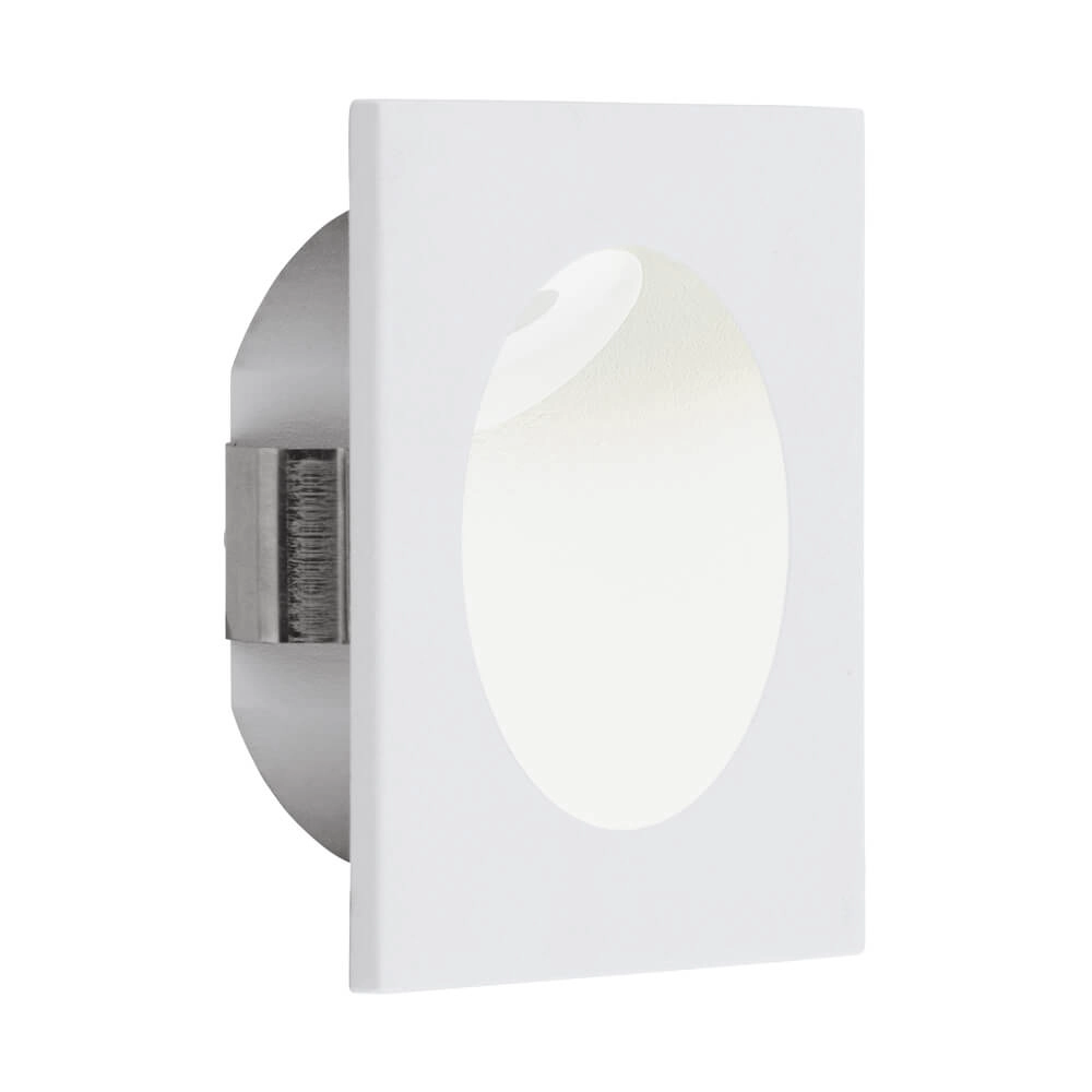 Recessed stair lighting Zarate 8cm white