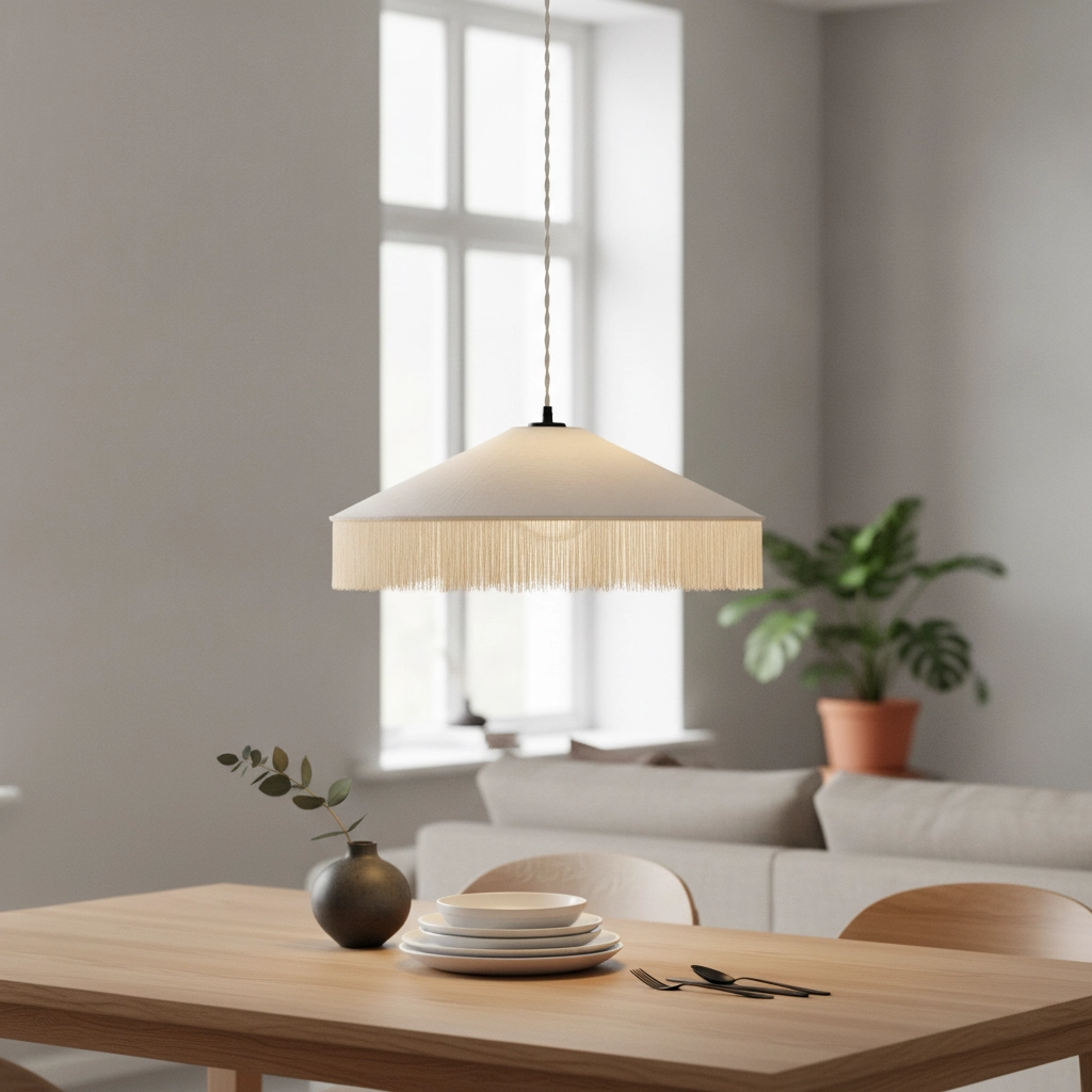 Tiffany pendant lamp Velvy beige