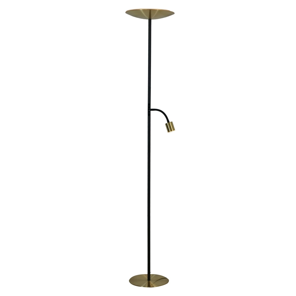 Floor lamp Conivarino gold with black