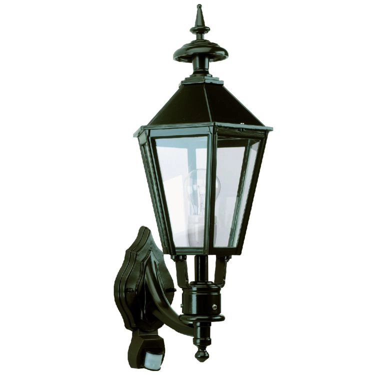 Outdoor lamp Bolton motion detector - black