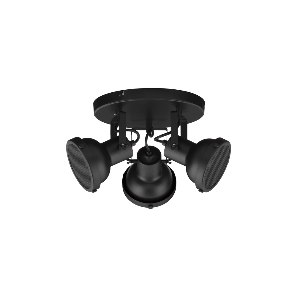 Ceiling lamp Ruvi 3-light black Lyora 5212017446374