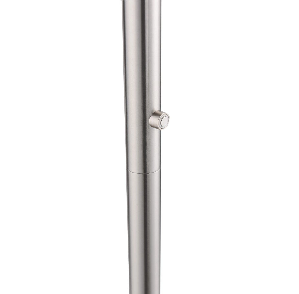 Design reading lamp Hans Round Stainless steel with chrome Just Light 4043689955021