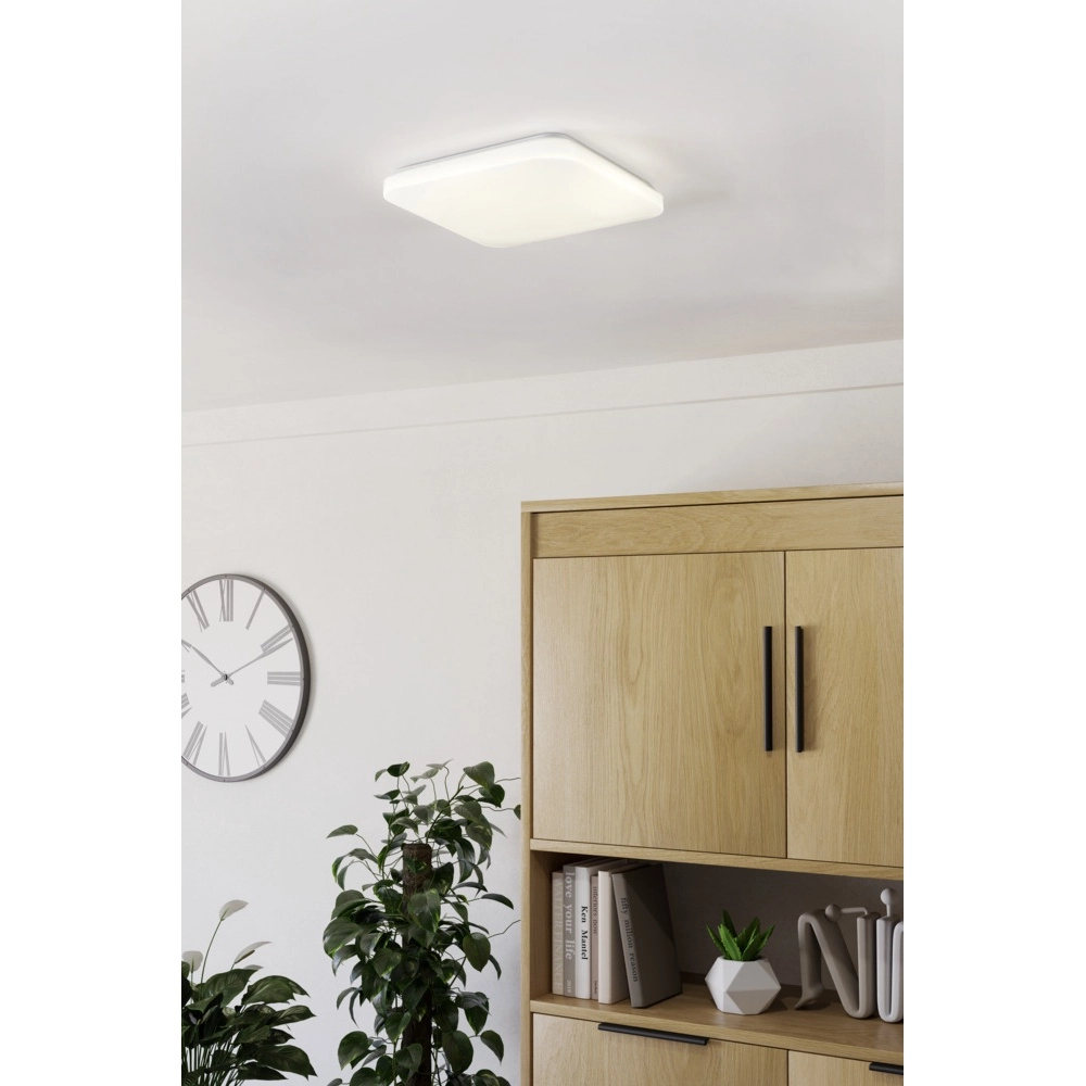 Square ceiling light Pogliola white 33cm Eglo 9002759758974