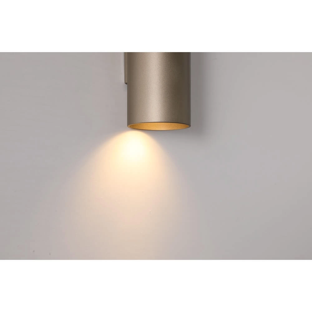 Round wall lamp Sifor dark champagne Lyora 5053423285009