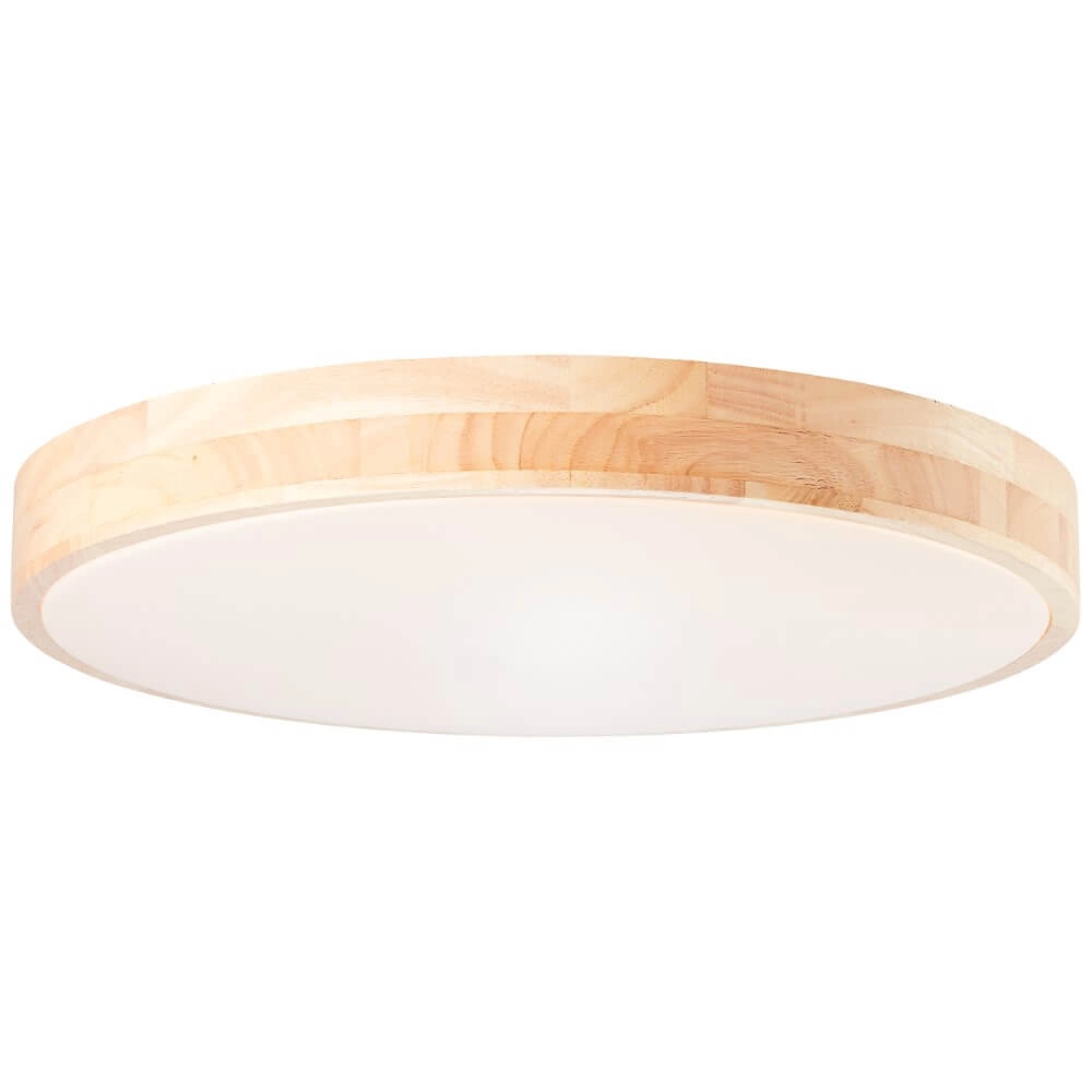 Wooden ceiling lamp Slimline Ø 50cm