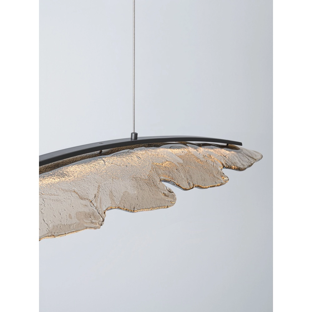 Design pendant lamp Amado anthracite with mocha 131.5cm Lyora 5212063500280