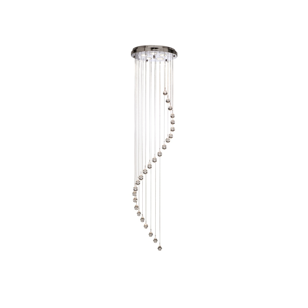 Pendant lamp Hallway chromium