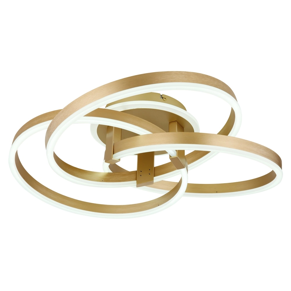 Golden ceiling lamp Herwig Design Globo 9007371446452