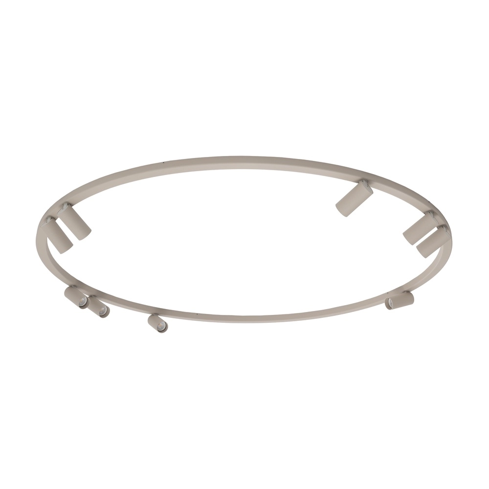 Circle surface-mounted spotlights Fourty 9x GU10 - beige Lyora 5903139119542
