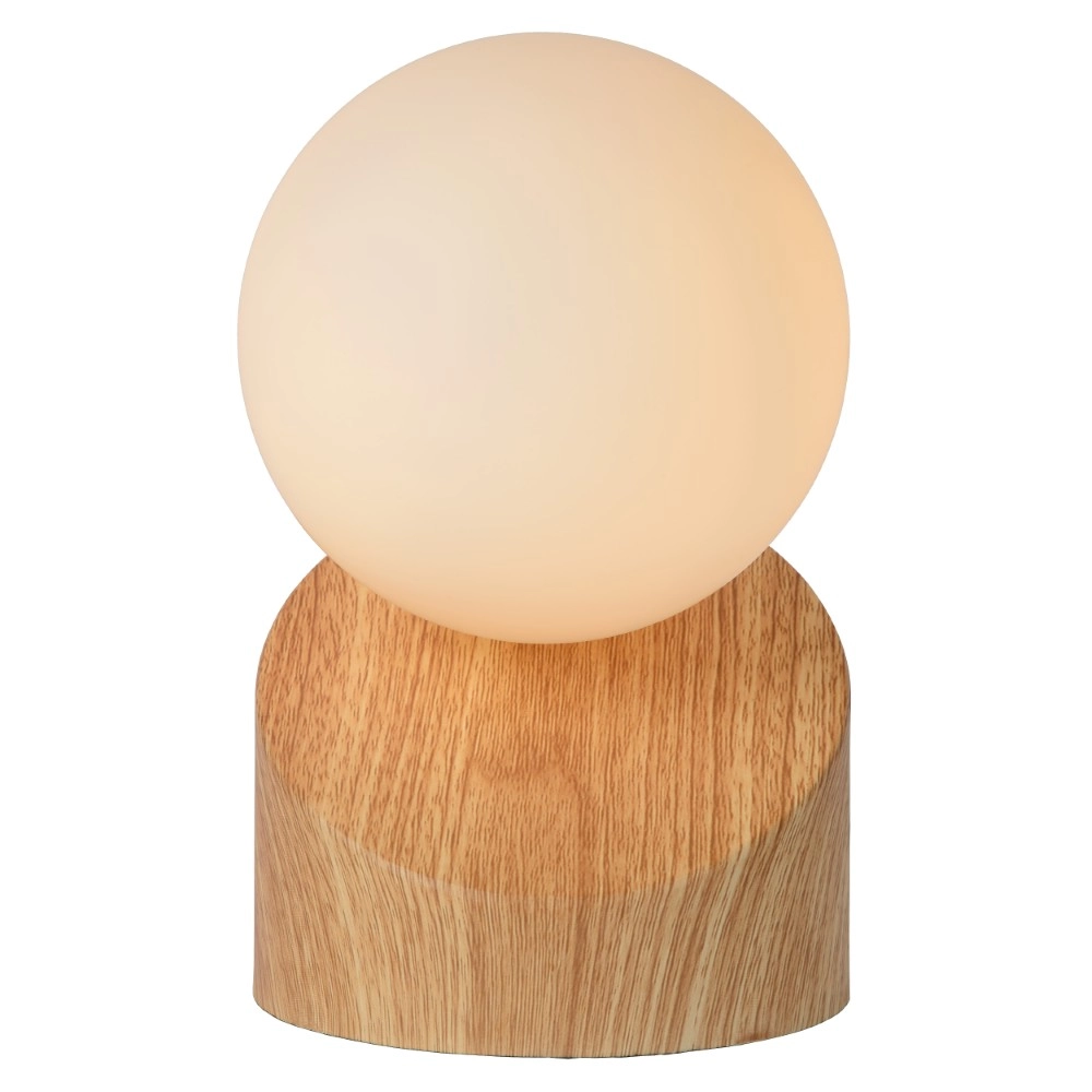 Design table lamp Len Light wood look Lucide 5411212450593