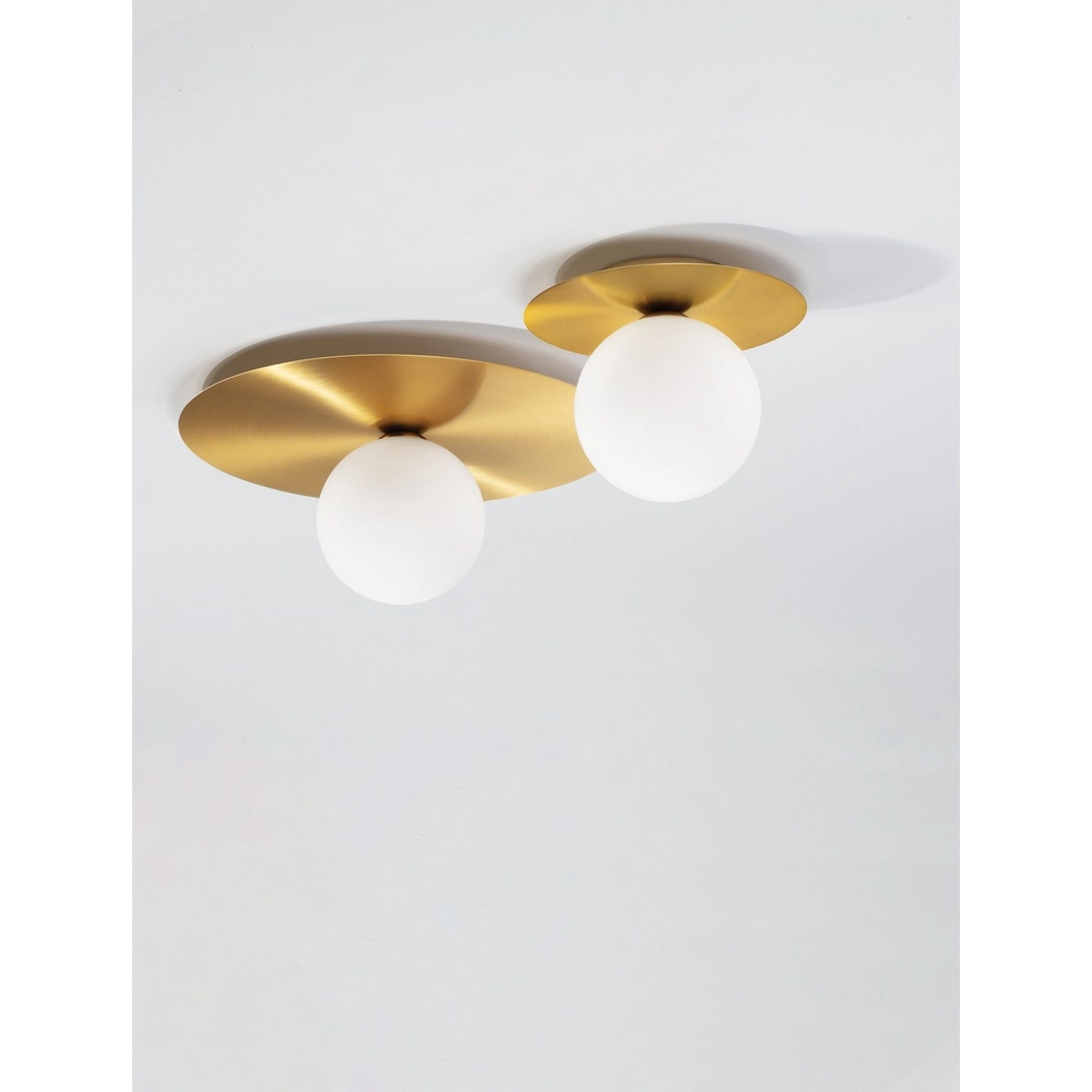 Ceiling lamp Indigo gold Ø 23cm Lyora 5212017436153