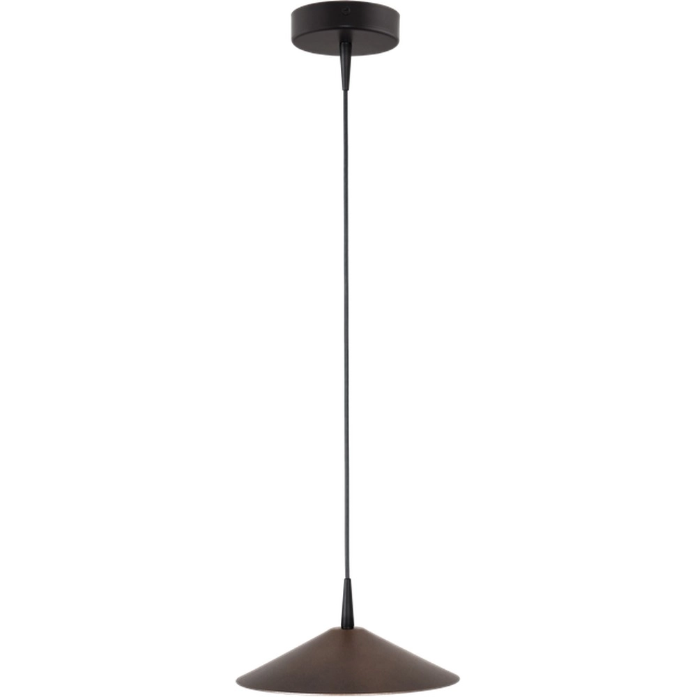 Design pendant lamp Ceppo black with cocoa brown Ø 22cm