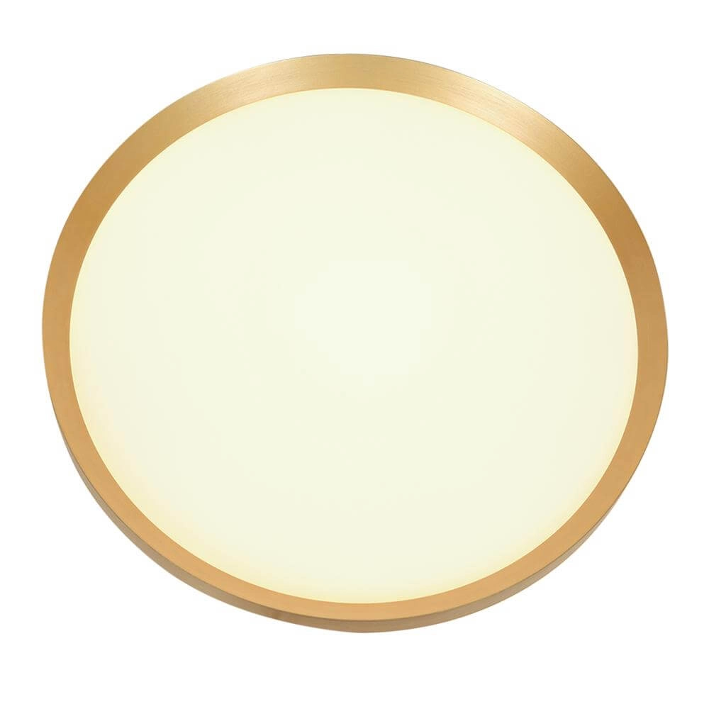 Sleek ceiling lamp Flady gold Ø 50cm Steinhauer 8712746171853