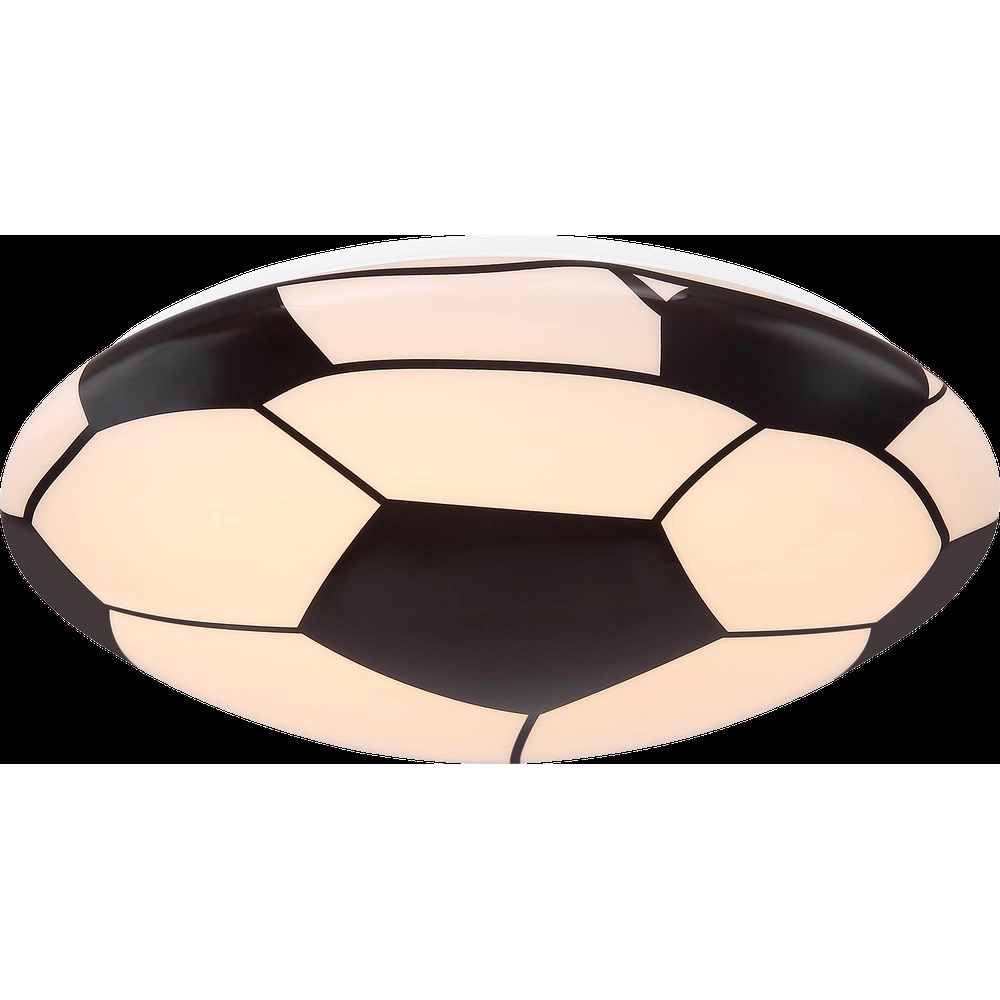 Children's room ceiling lamp Lemmi football black with white Globo 9007371389865