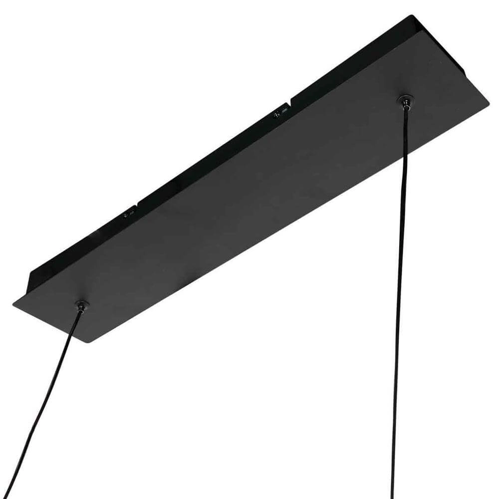 6-light pendant lamp Marcadore straight black Steinhauer 8712746176643