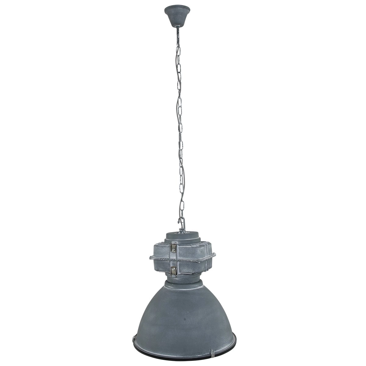 Country Pendant Lamp Fender 47cm vintage grey Steinhauer 8712746106015