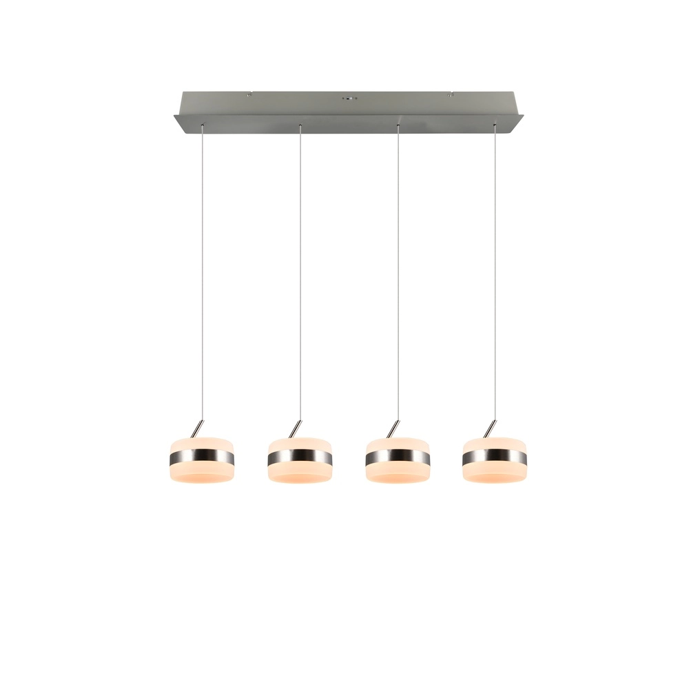 Design pendant lamp Dios nickel 4-lights Trio 4017807657647
