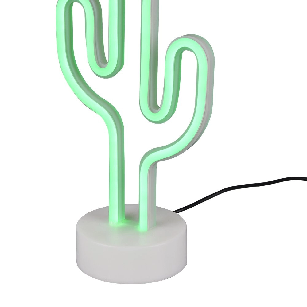 Table lamp Cactus with green light Trio 4017807429398