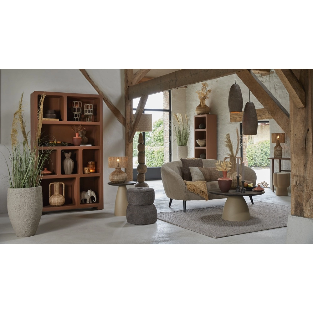 Jute table lamp Tidea Ø 28cm shade Light & Living 8717807836702