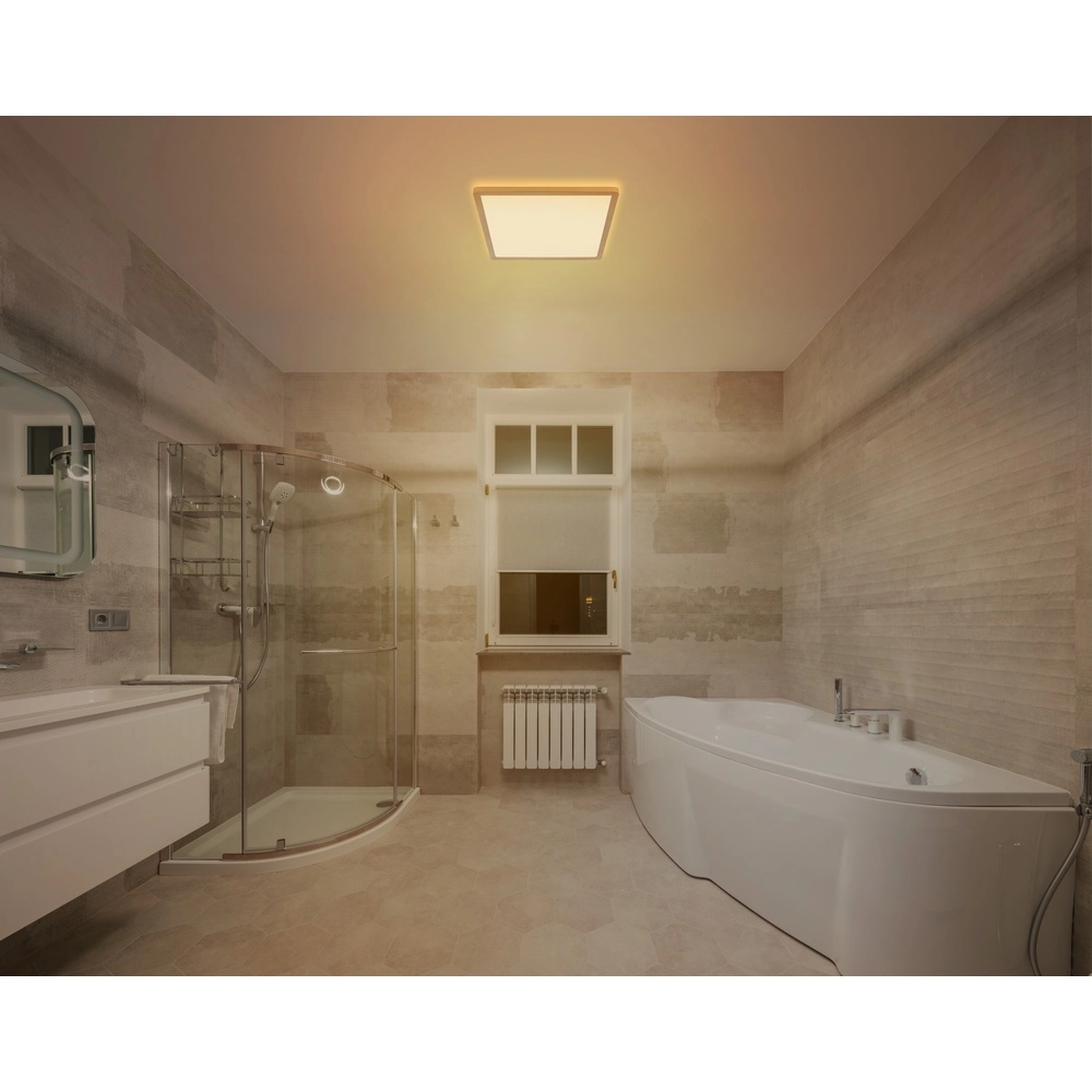 Ceiling light Sapana square 29.4cm gold Globo 9007371457427