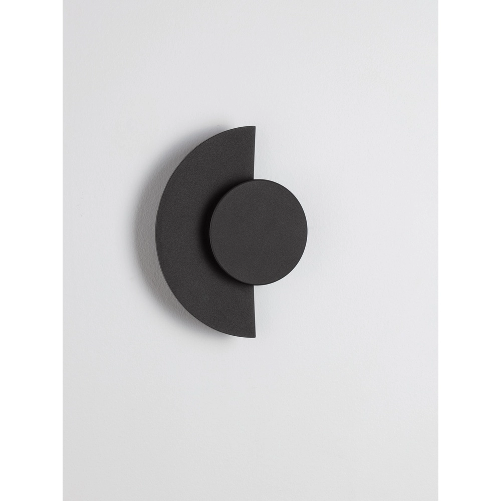 Modern wall lamp Gloo black - 3000K Lyora 5212017497253