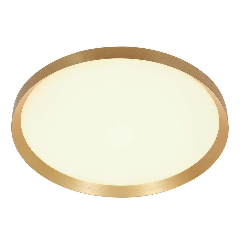 Sleek ceiling lamp Flady gold Ø 50cm Steinhauer 8712746171853