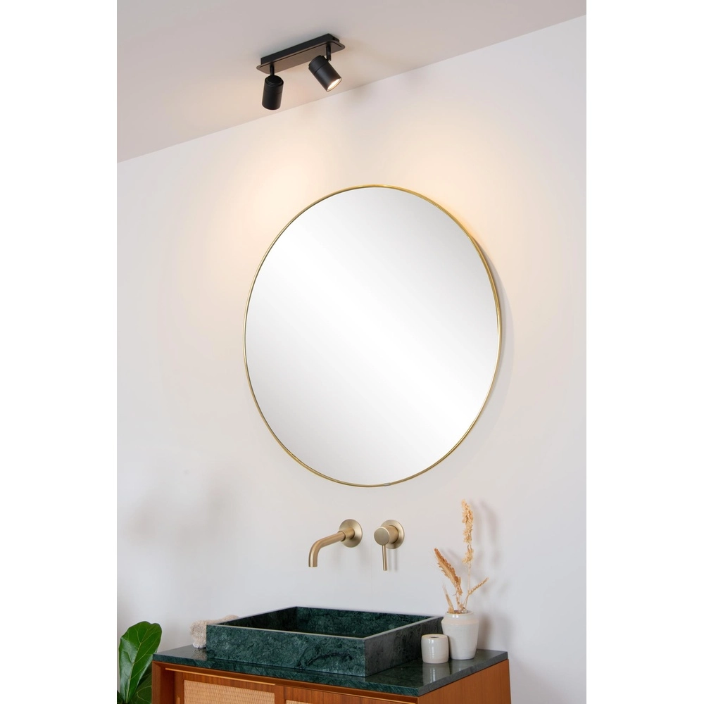 Ceiling spotlight Lennert 2-light black Lucide 5411212262684