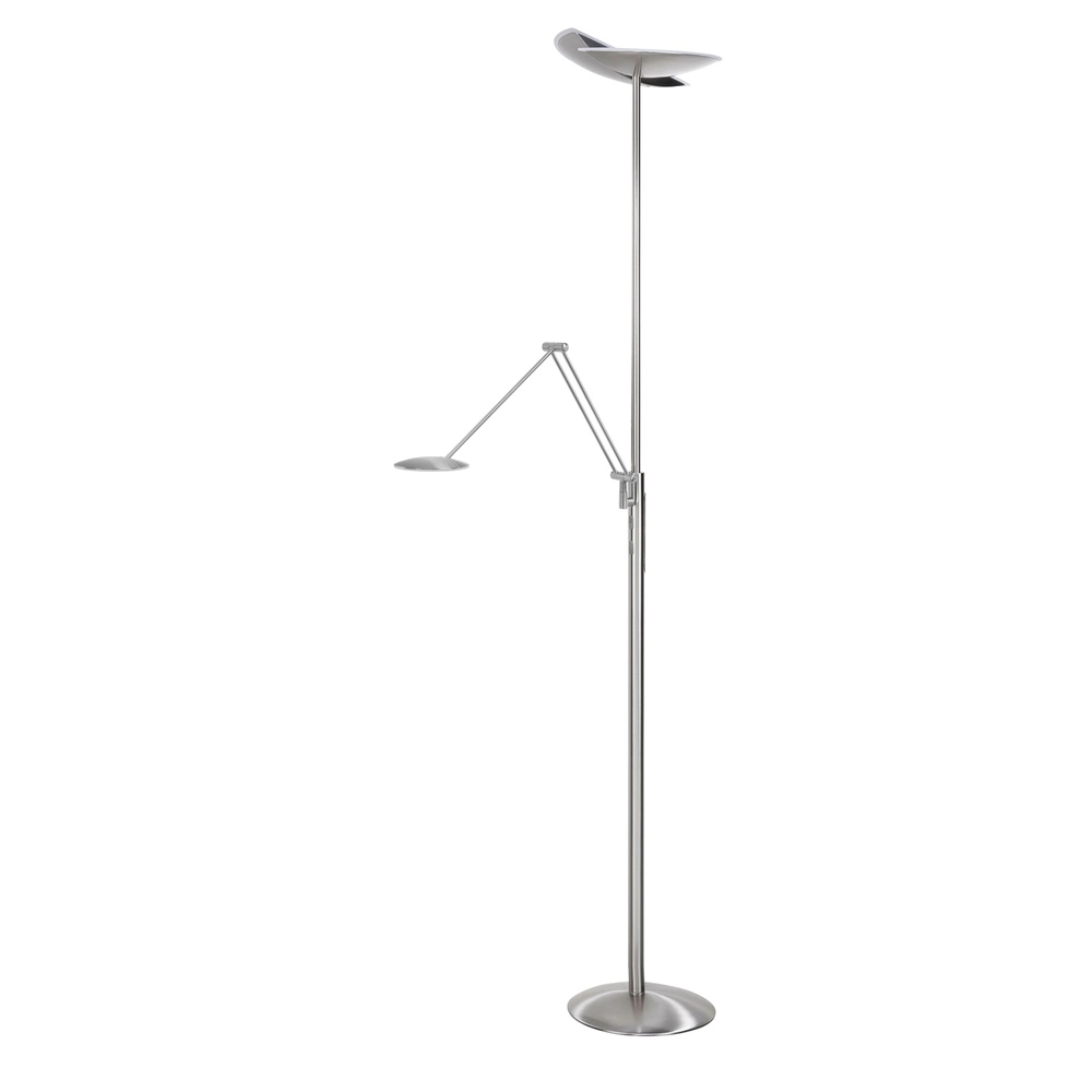 Design reading lamp Sapporo nickel Ø 29cm