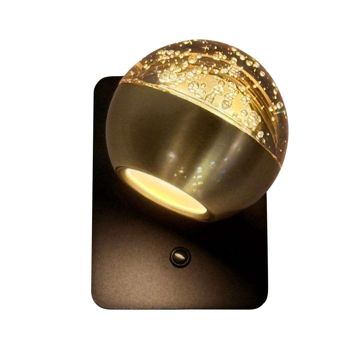 Led wall lamp Belluno brass with glass - dimmable Steinhauer 8712746183931