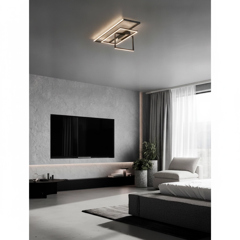 Ceiling lamp Clea black 92cm