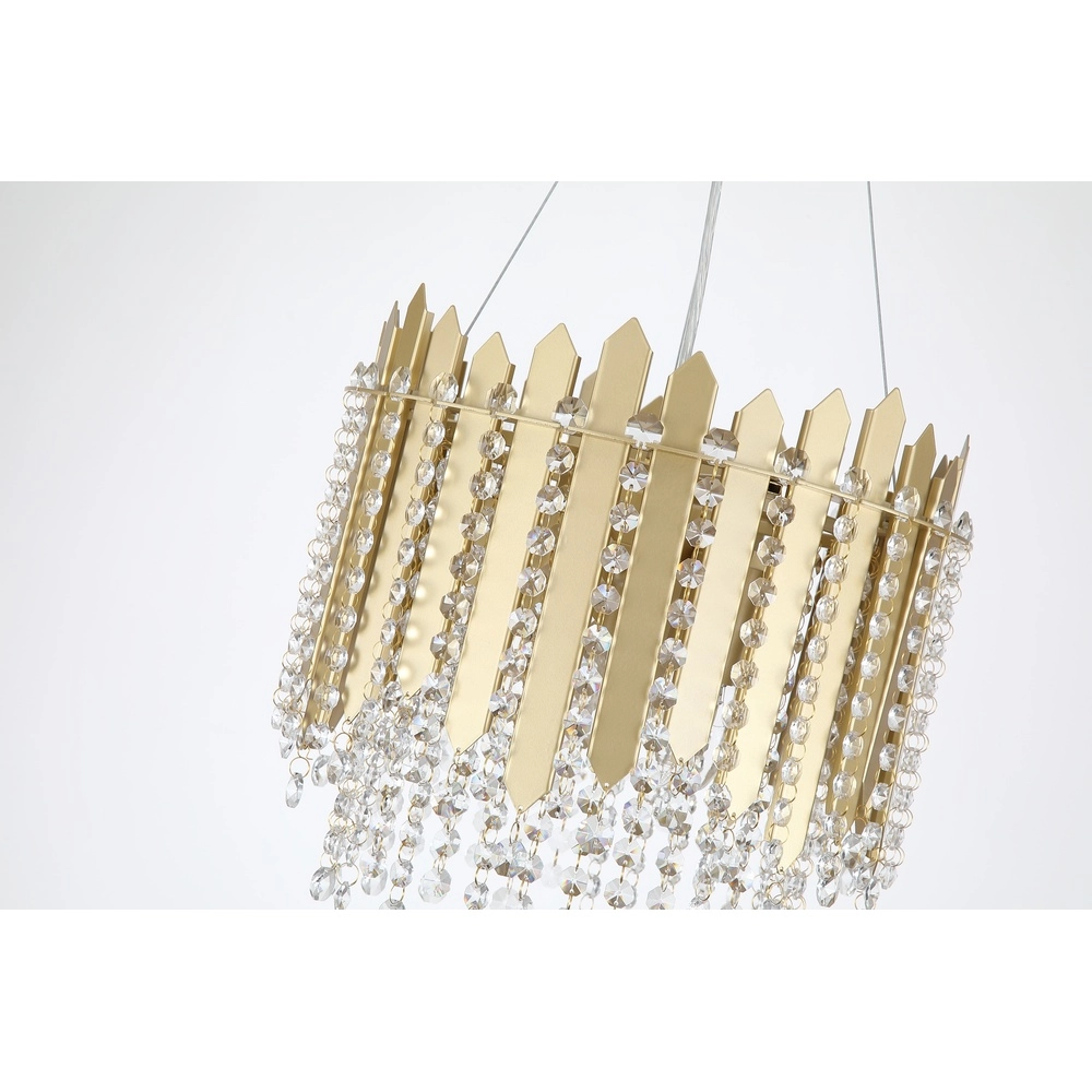 Pendant lamp Spear gold Ø 35cm Searchlight 5053423302188