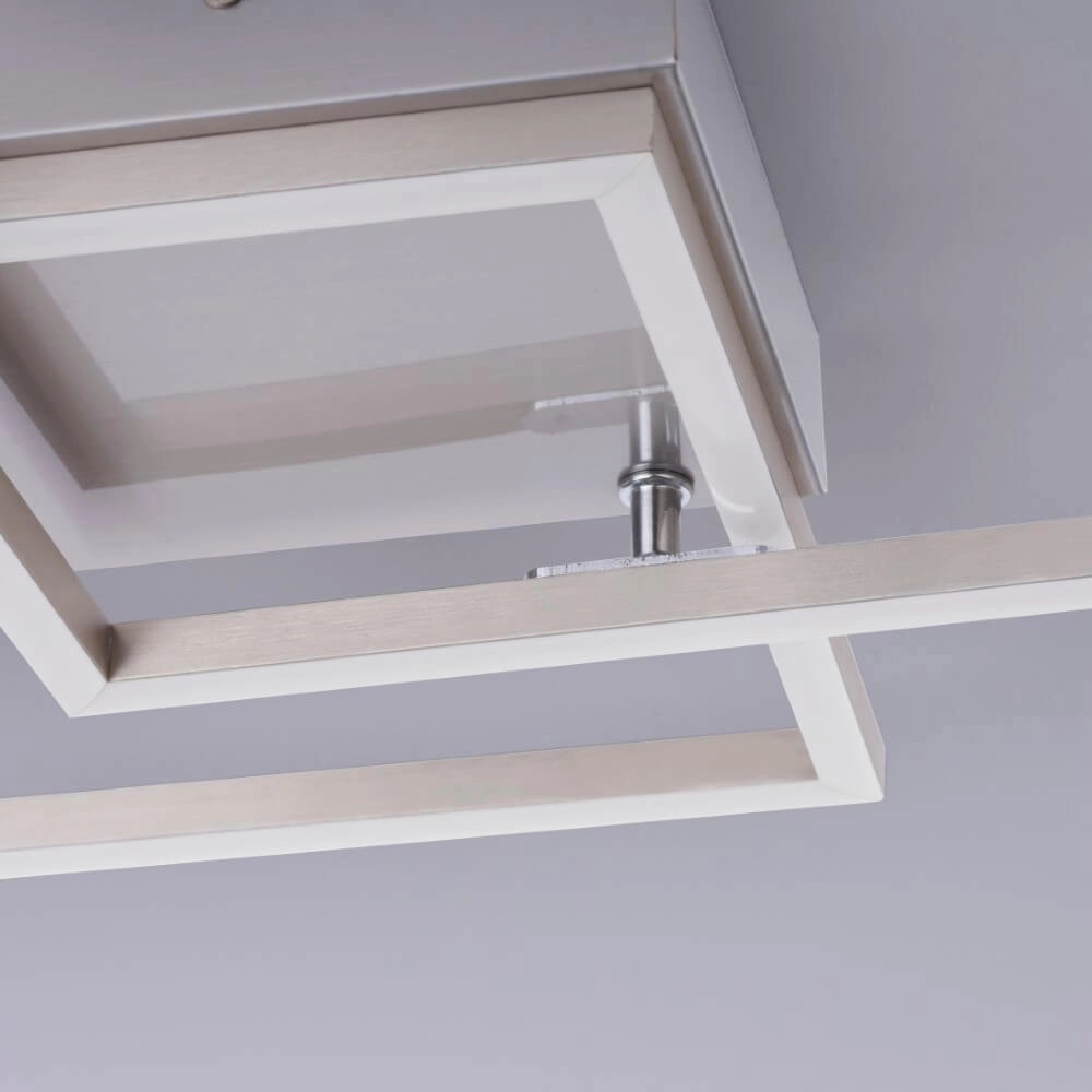 Ceiling light Iven 36cm - 3000K stainless steel Just Light 4043689972943