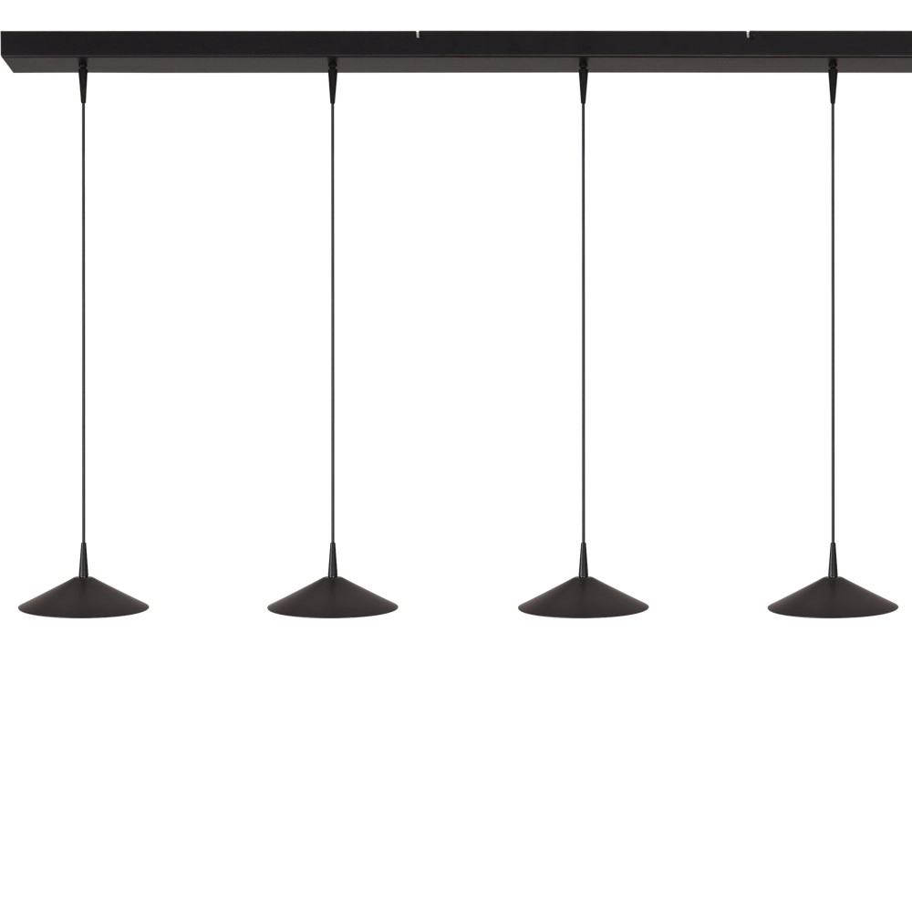 5-light pendant lamp Ceppo black Ø 18cm Masterlight 8718121352077