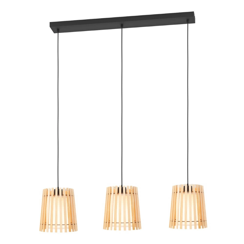 Scandinavian pendant lamp Fattoria 3-light Eglo 9008606274734
